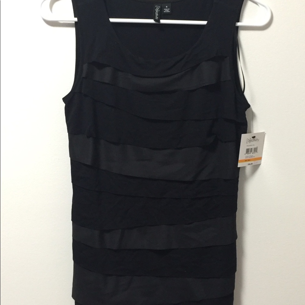 Relativity Black Ruffle Tank - Picture 7 of 7